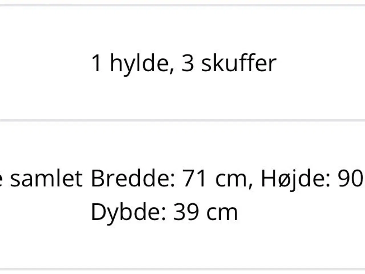 Billede 5 - Rigtig flot kommode fra serien “ Billund “ i Jysk