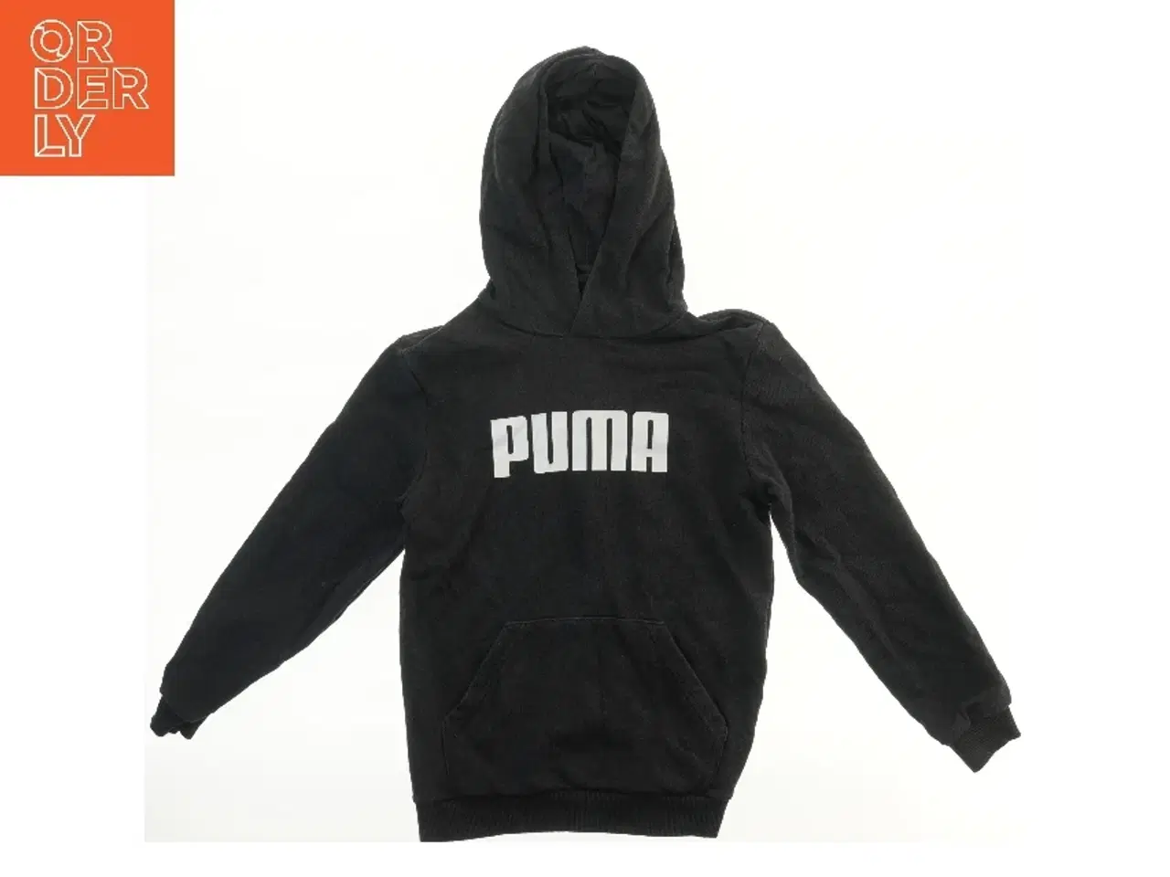 Billede 1 - Sort hættetrøje med logo fra Puma (str. 152)