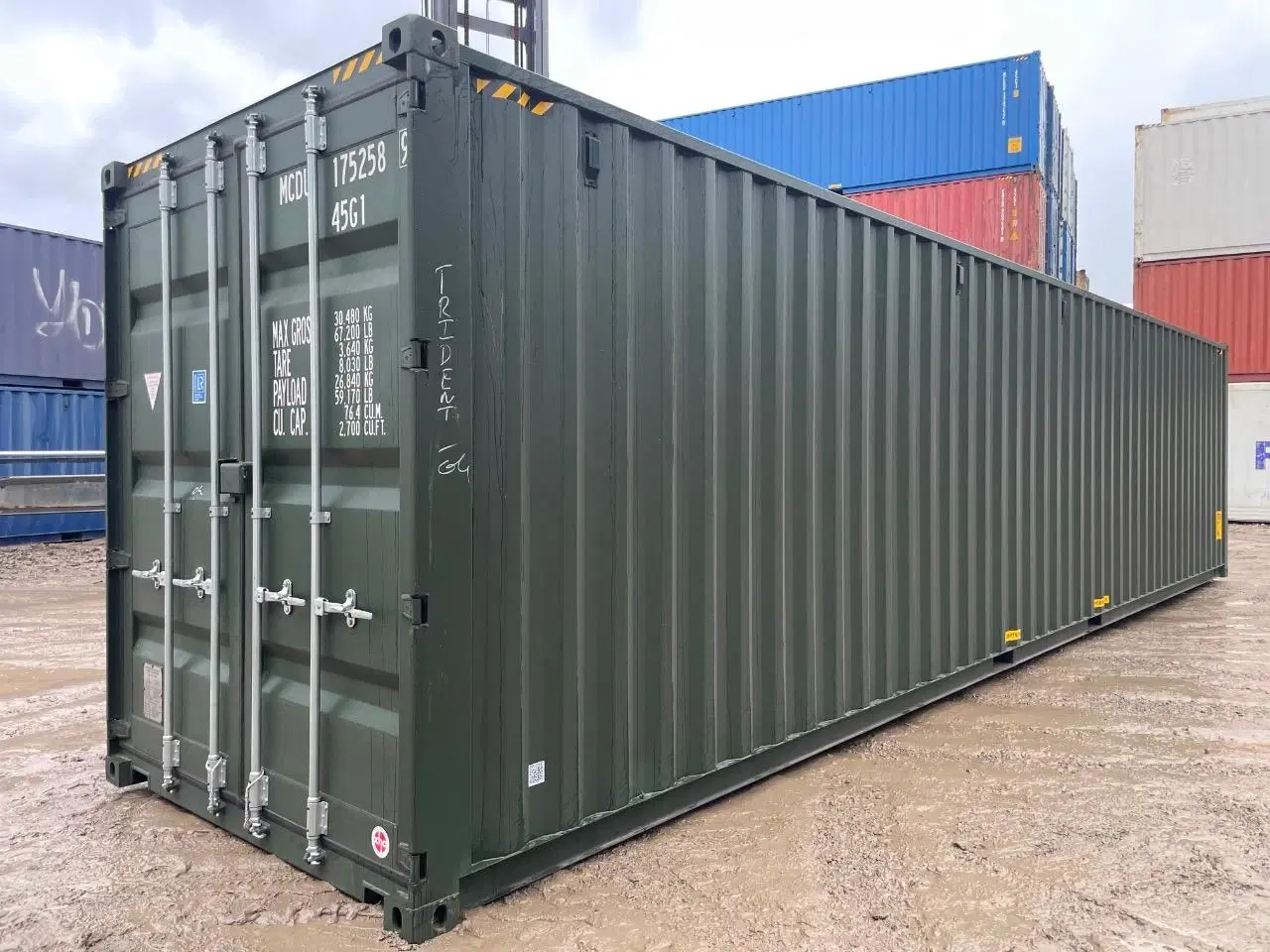 Billede 5 - Står i Hvidovre NY 40 fods HC Container i Grøn 