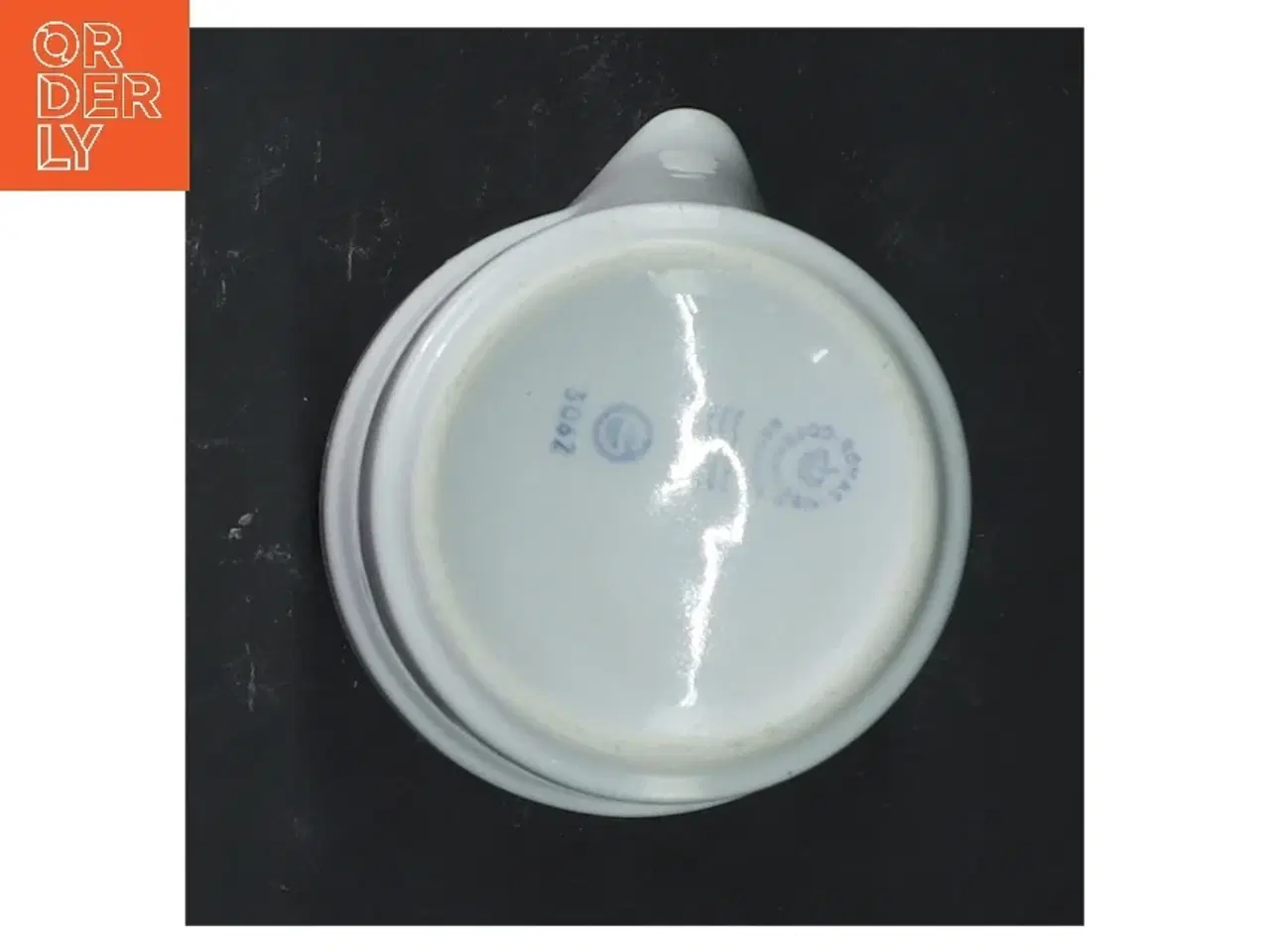 Billede 2 - Porcelæn mælkekande fra Royal Copenhagen blå kant (str. 8 cm)