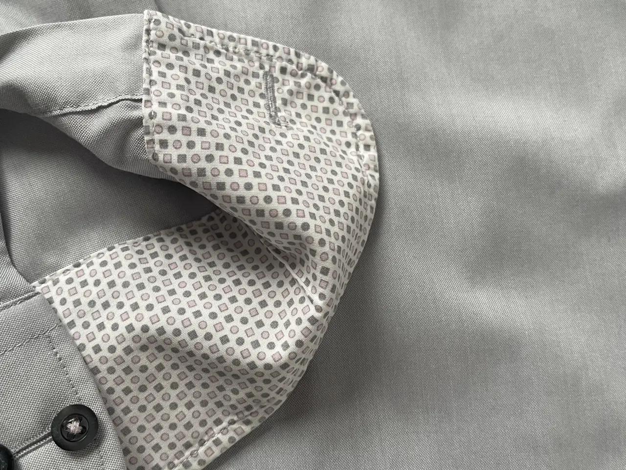 Billede 1 - Lysegrå Eterna skjorte str. 41 slim fit