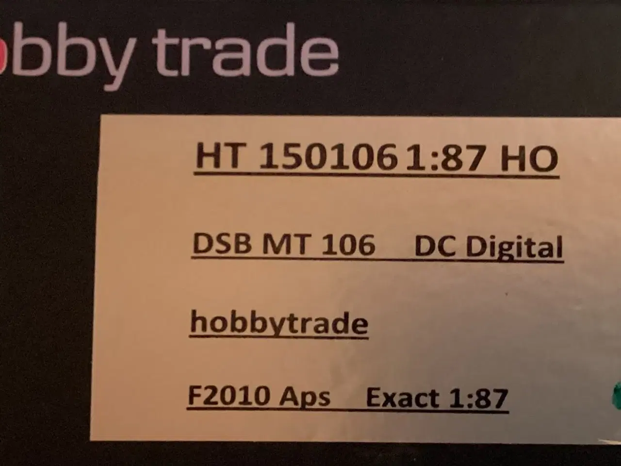 Billede 4 - Hobbytrade MT 106 DC digital. Ny fra gl. lager.