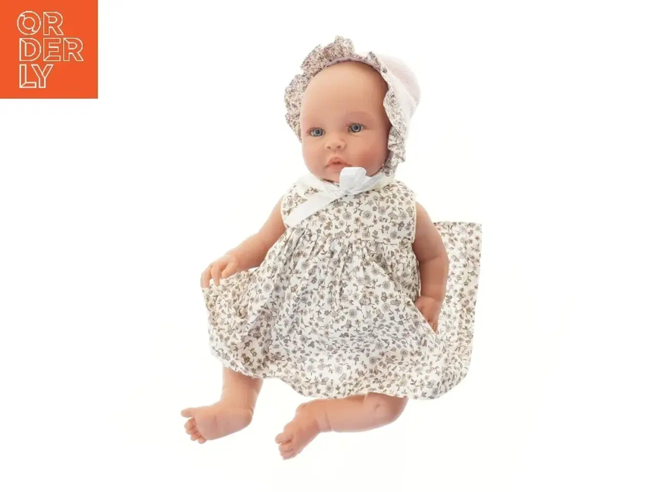 Billede 1 - Asi Leonora Babydukke med kjole og hat (str. 45 cm)
