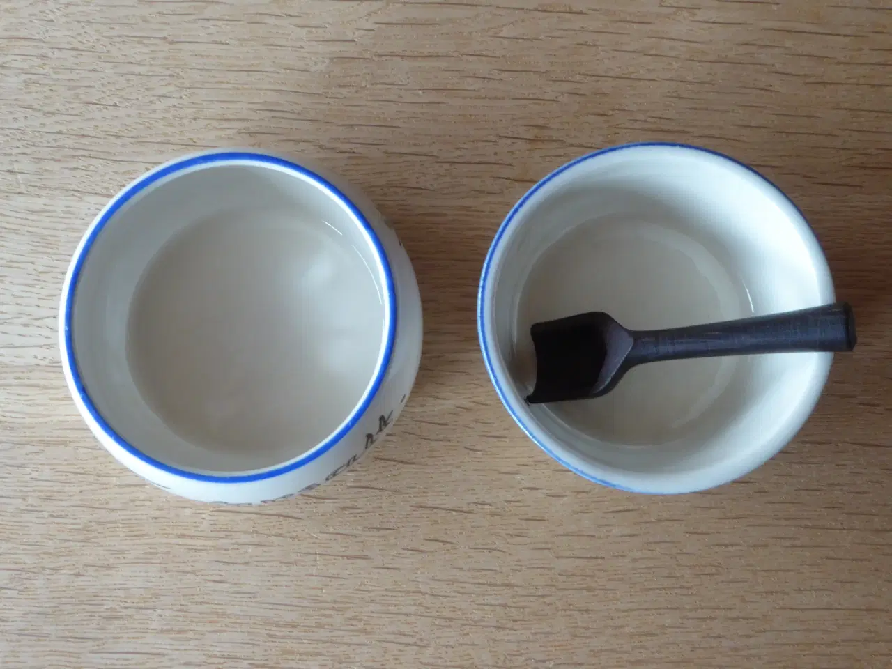 Billede 3 - SALTSKÅL med ske - SALTSKÅL fingersalt