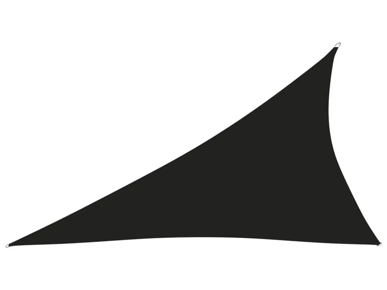 Billede 1 - Solsejl 3x4x5 m trekantet oxfordstof sort