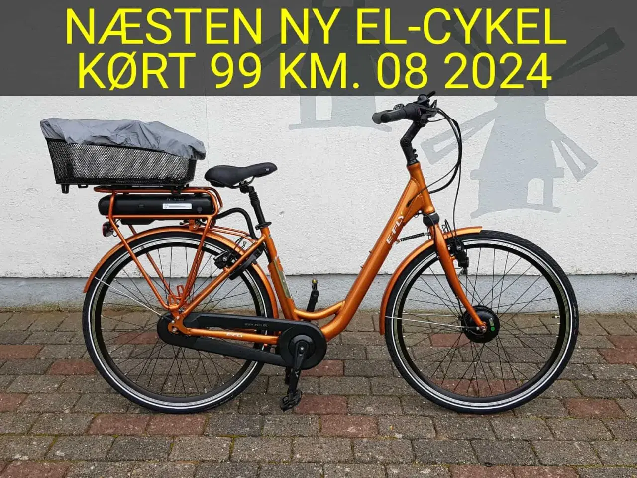 Billede 1 - Næsten helt ny E-Fly el-cykel