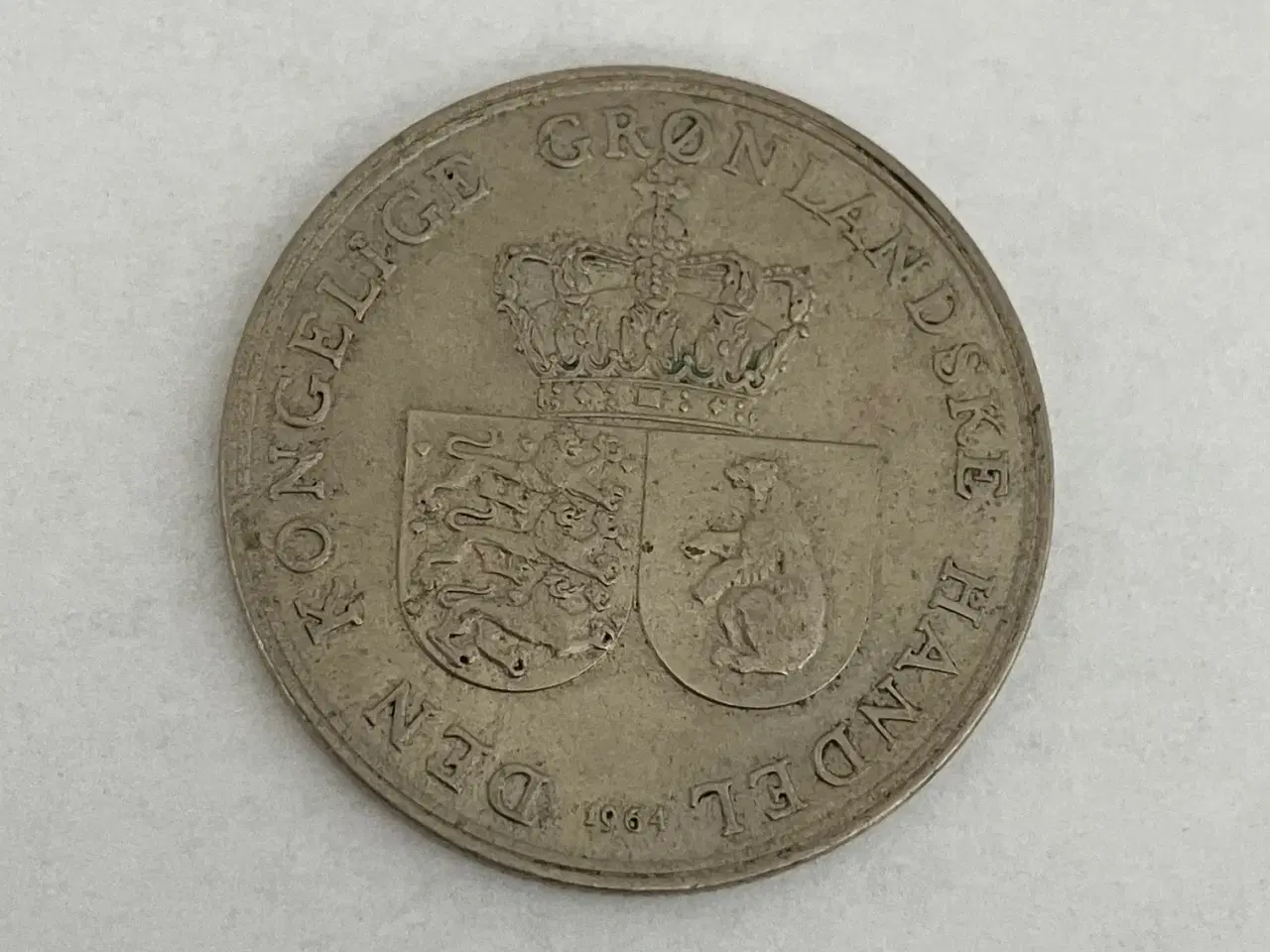 Billede 1 - 1 Krone Grønland 1964