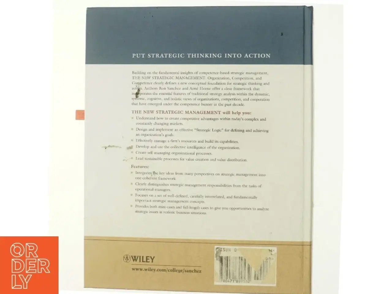 Billede 3 - The new strategic management : organization, competition, and competence (Bog)