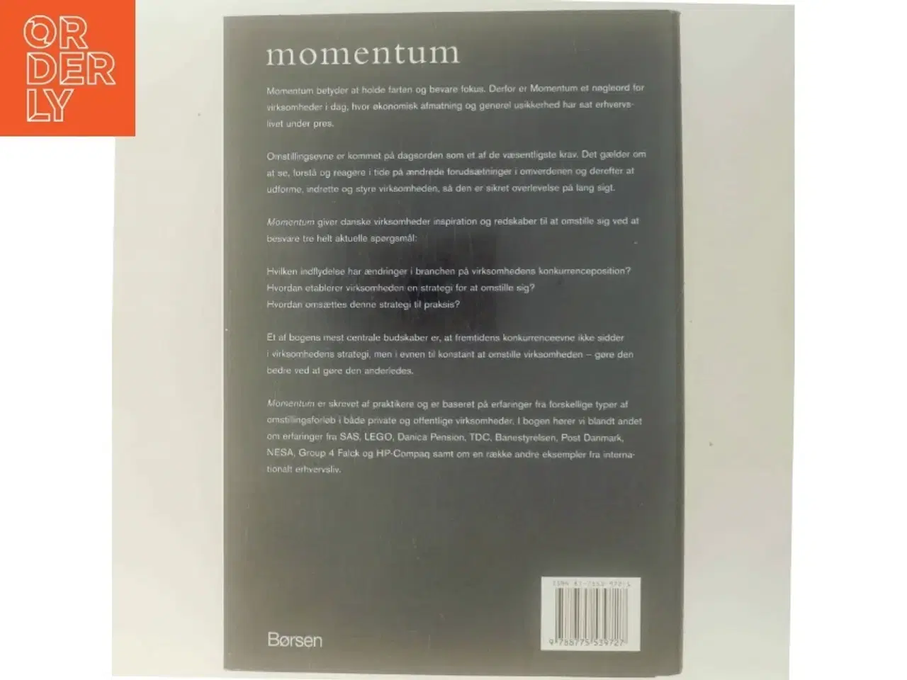 Billede 3 - Momentum : om branchers udvikling og virksomheders omstillingsevne (Bog)