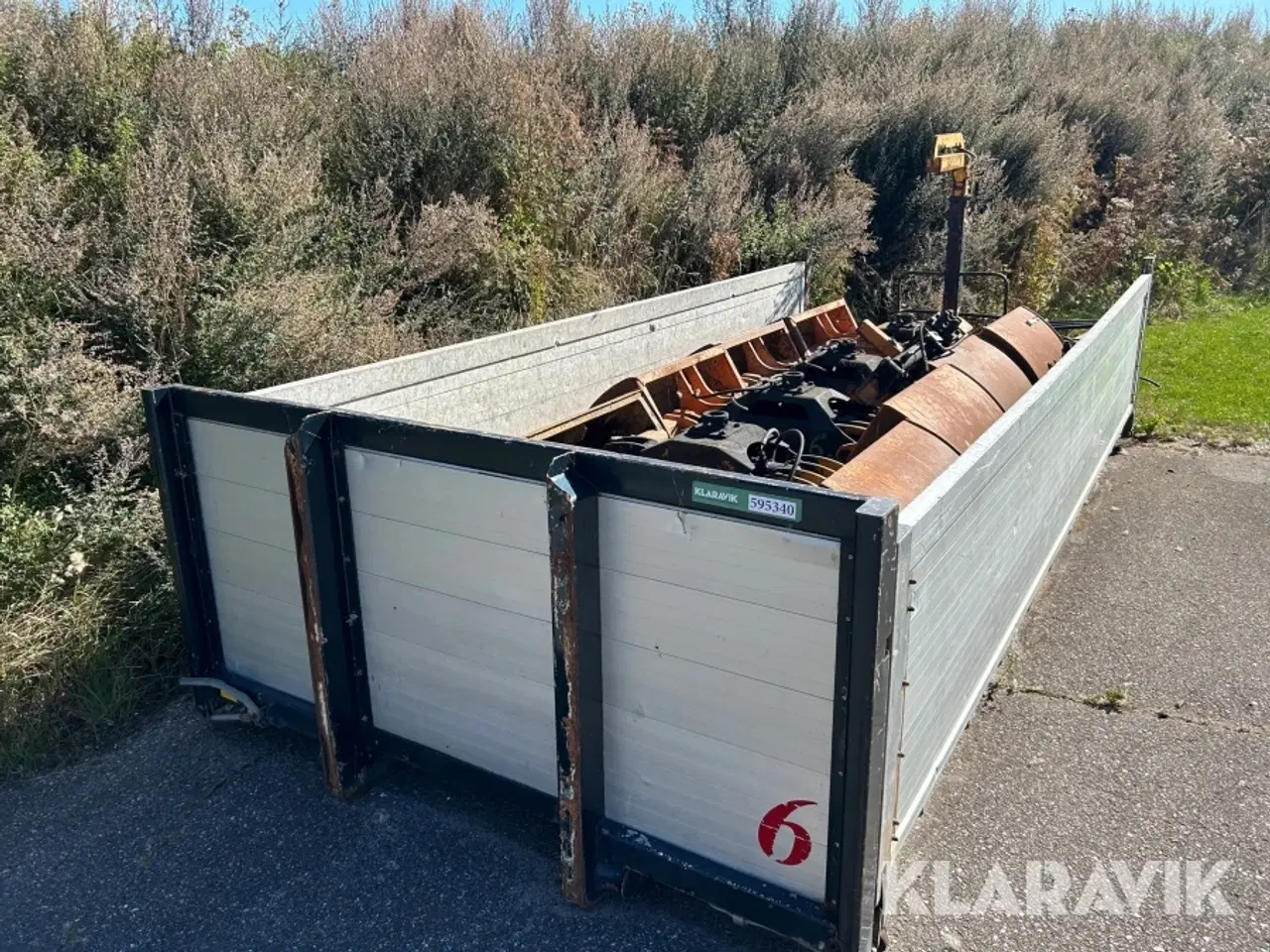 Billede 1 - Lastbilscontainer med grabbe
