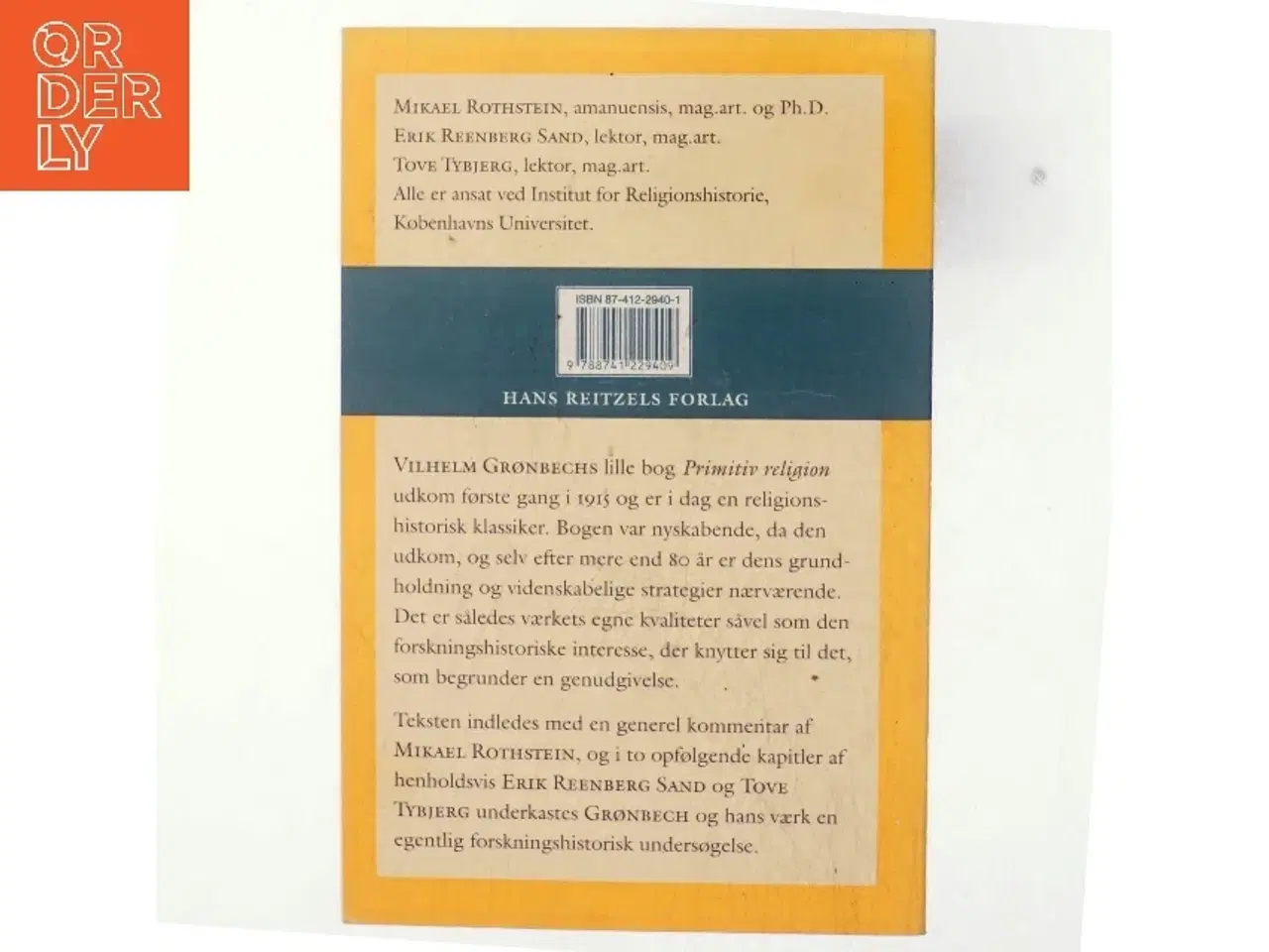 Billede 3 - Liv og virkelighed : Vilhelm Grønbechs "Primitiv religion" (Bog)