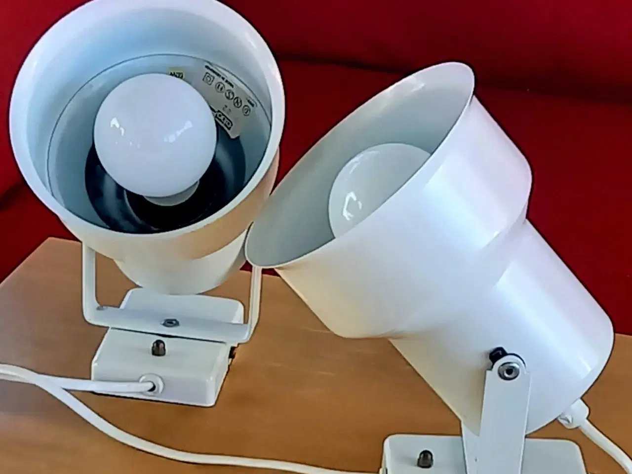 Billede 1 - Sengelampe..spot.. retro