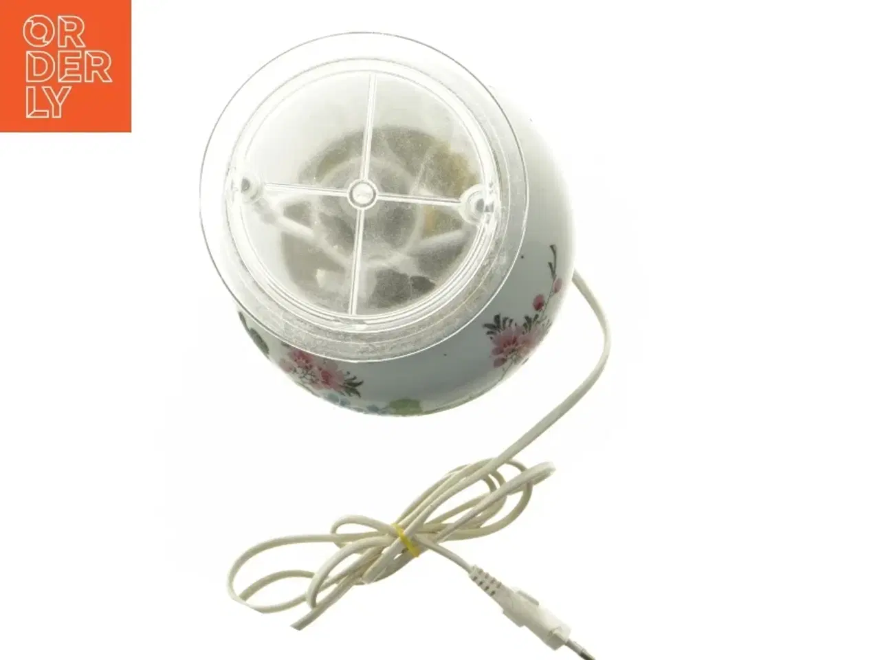 Billede 2 - Bordlampe med blomsterdesign (str. 38 cm)