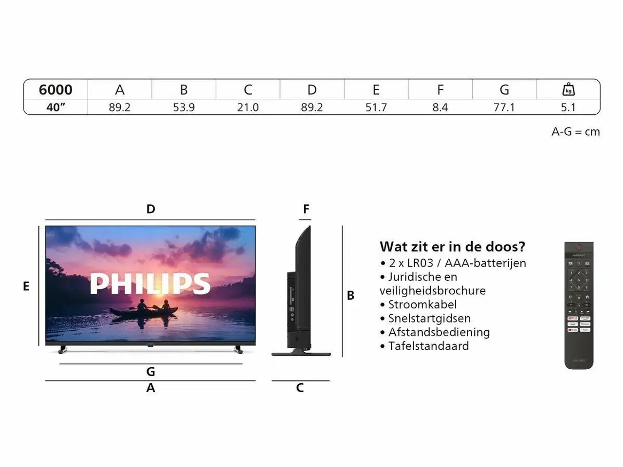 Billede 5 - Philips 40PFS6000/12 - 40" Smart TV LED Full HD