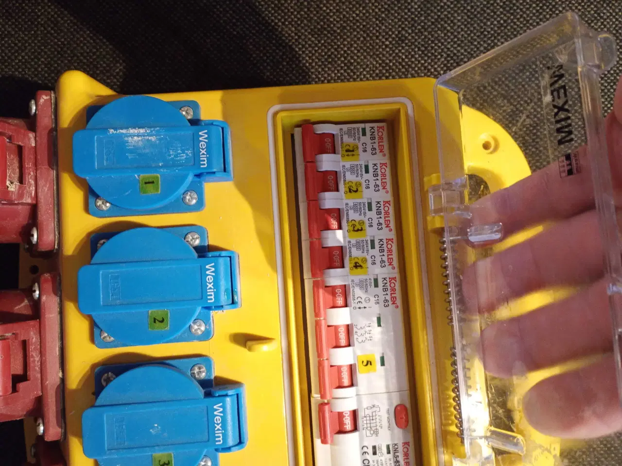 Billede 2 - Byggestrømstavle