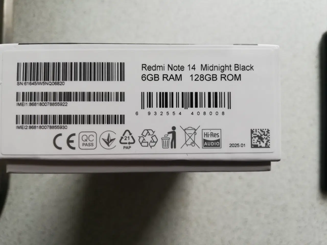 Billede 7 - Xiaomi Redmi Note 14 smartphone 6/128GB (sort).