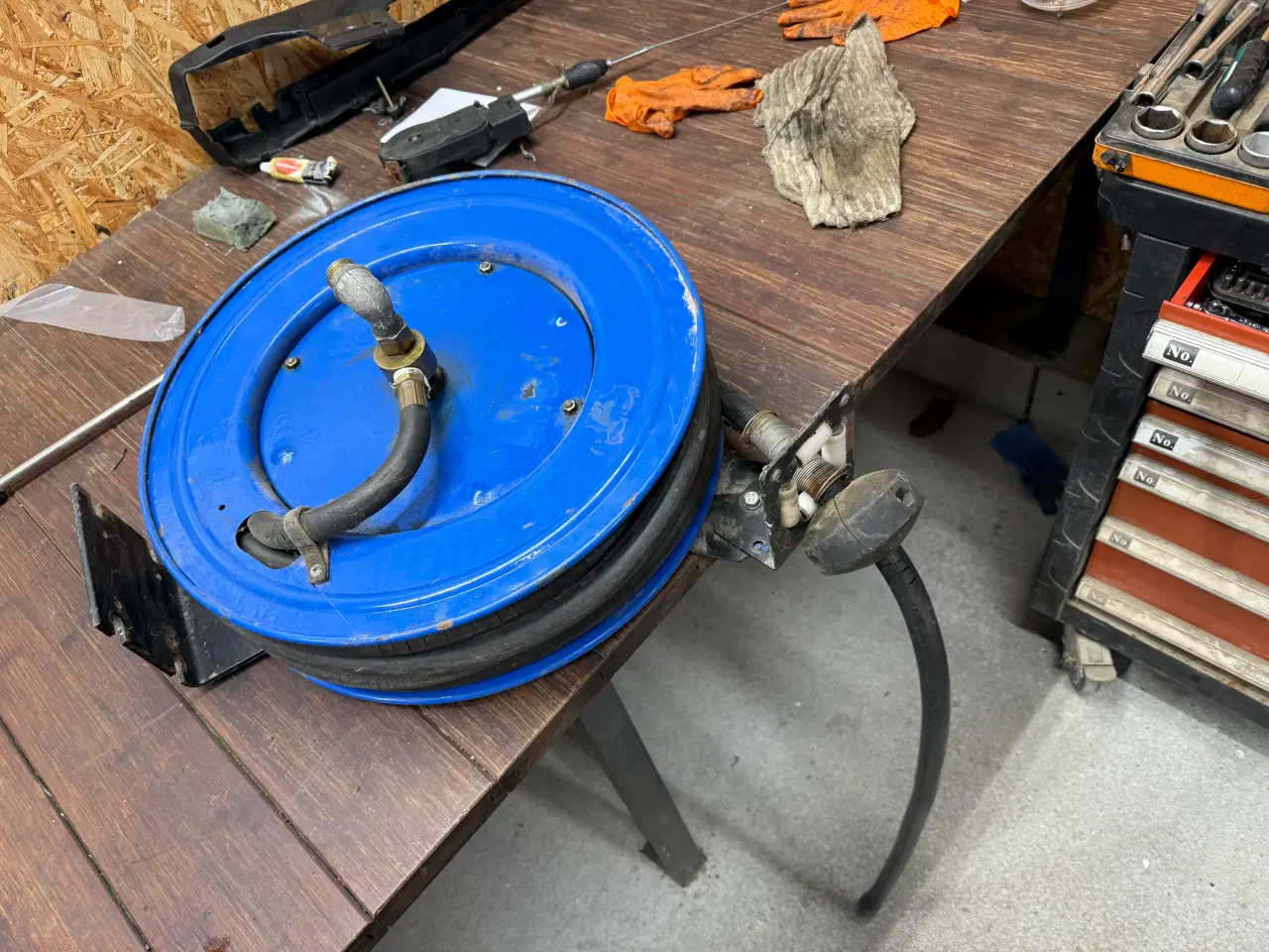 Billede 1 - Slangerulle 1/2” 20m. Luft