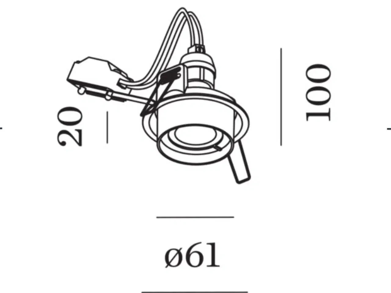Billede 4 - Rini sneak ip44 mat kulsort 