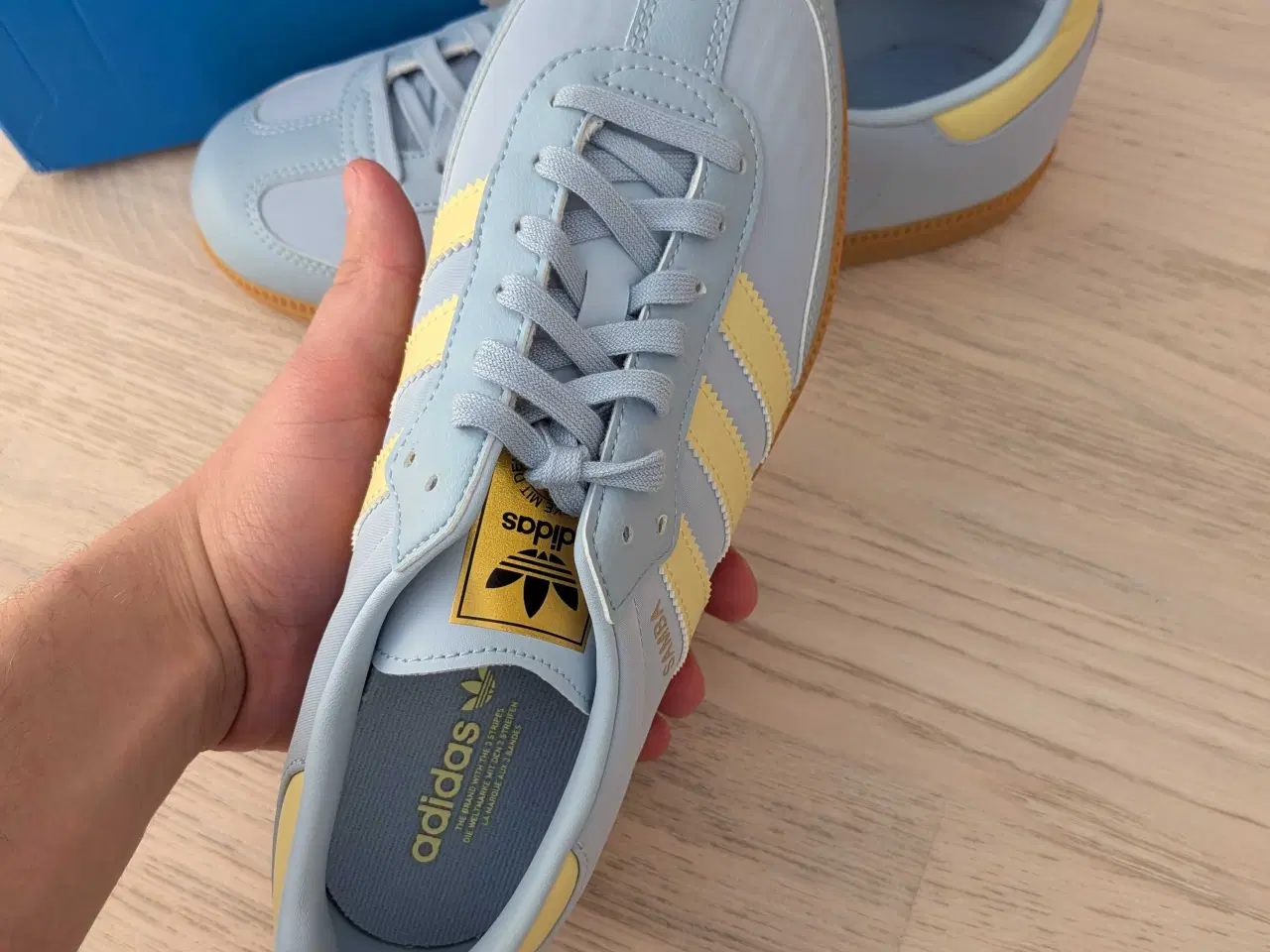 Billede 6 - Adidas samba og junior blue powder yellow 