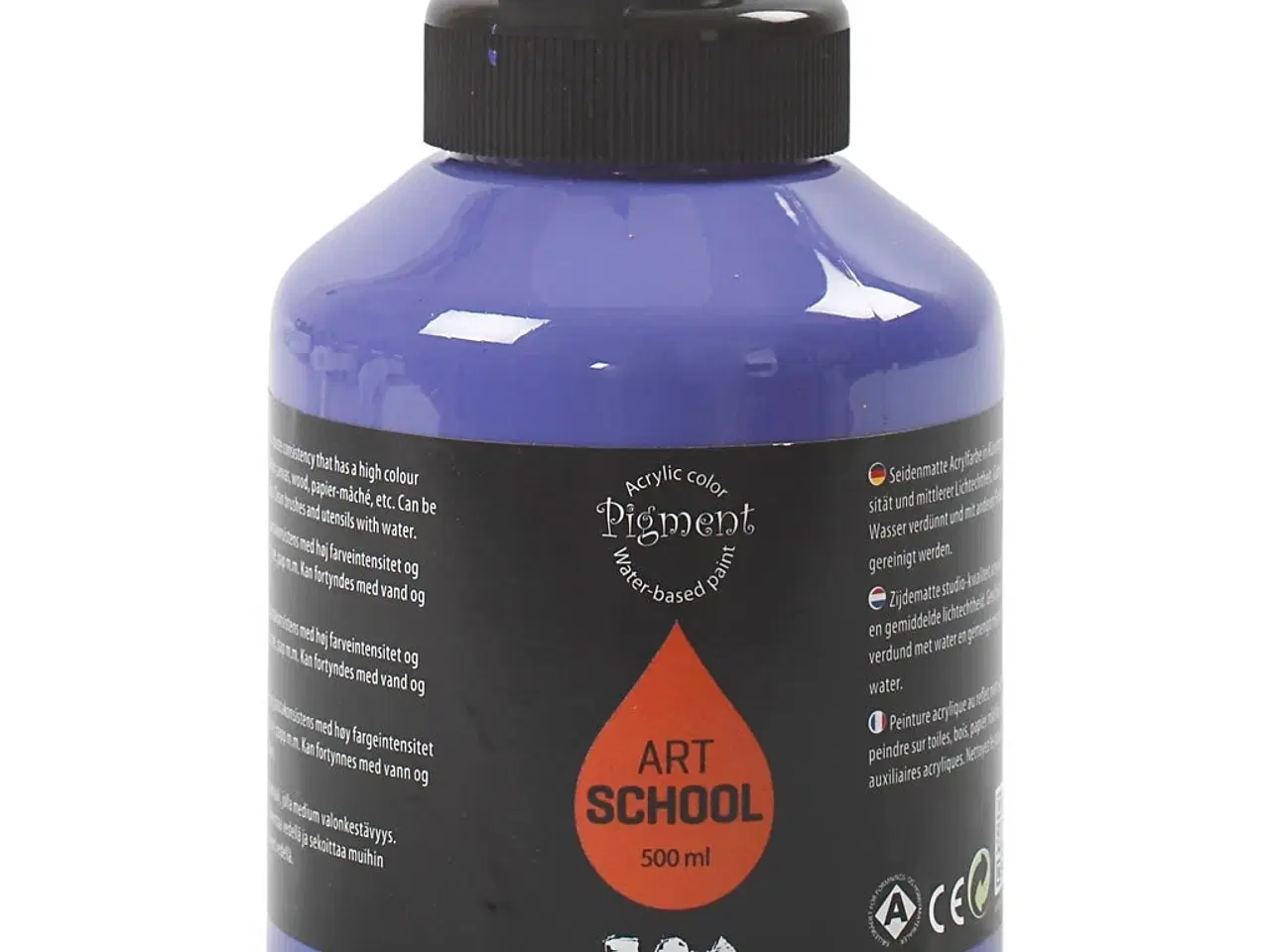Billede 1 - Art Akrylmaling Violet Blue 500ml - Halvblank Finish