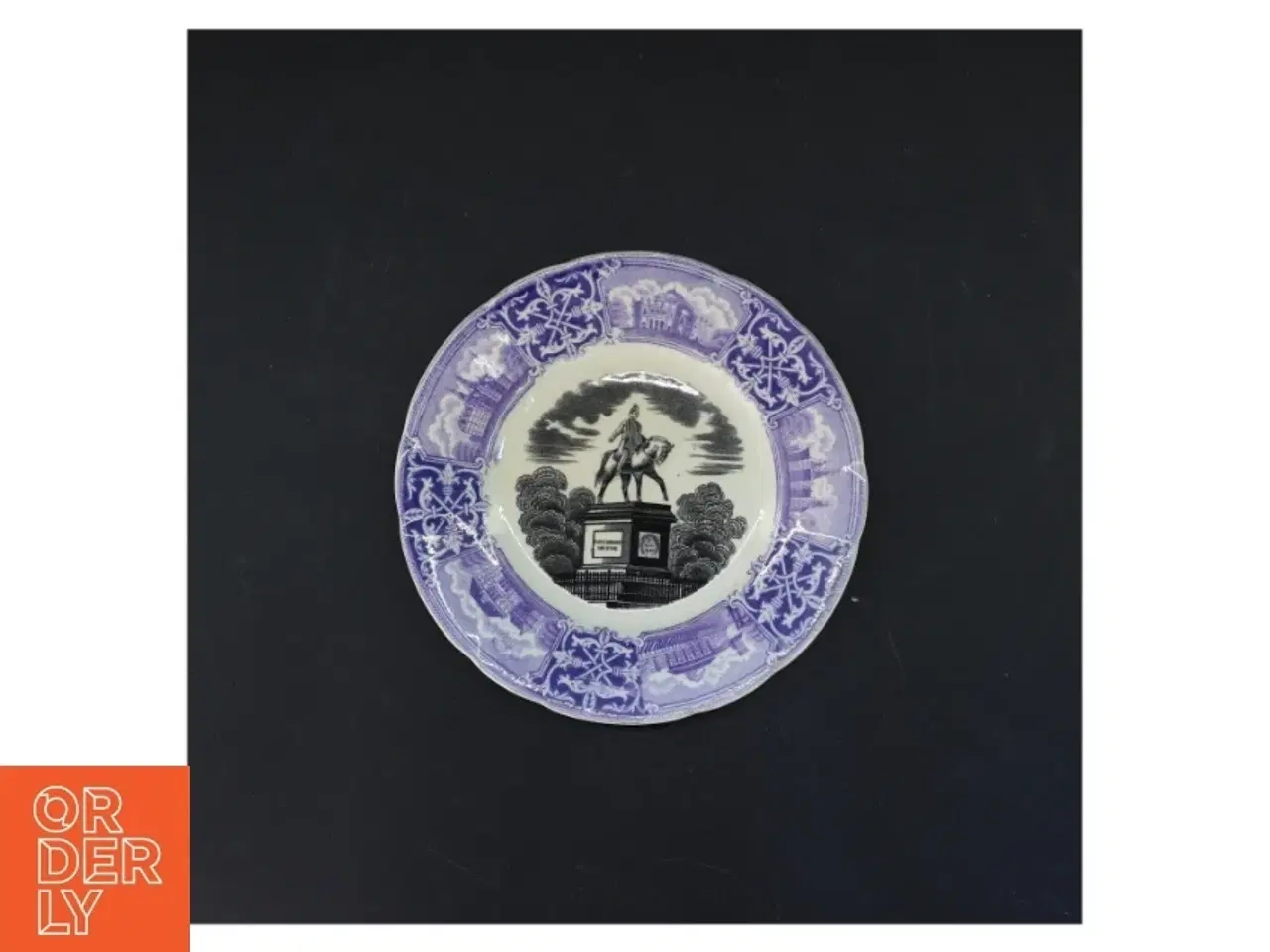 Billede 3 - Dekorativ porcelæn tallerken (str. Ø 17 cm)