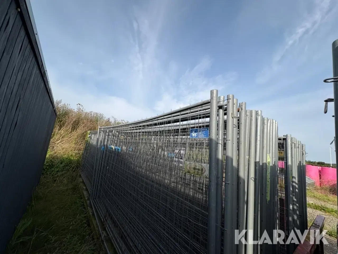 Billede 12 - Wirehejs lad med byggeplads hegn Sydfyns Jernvare Fabrik