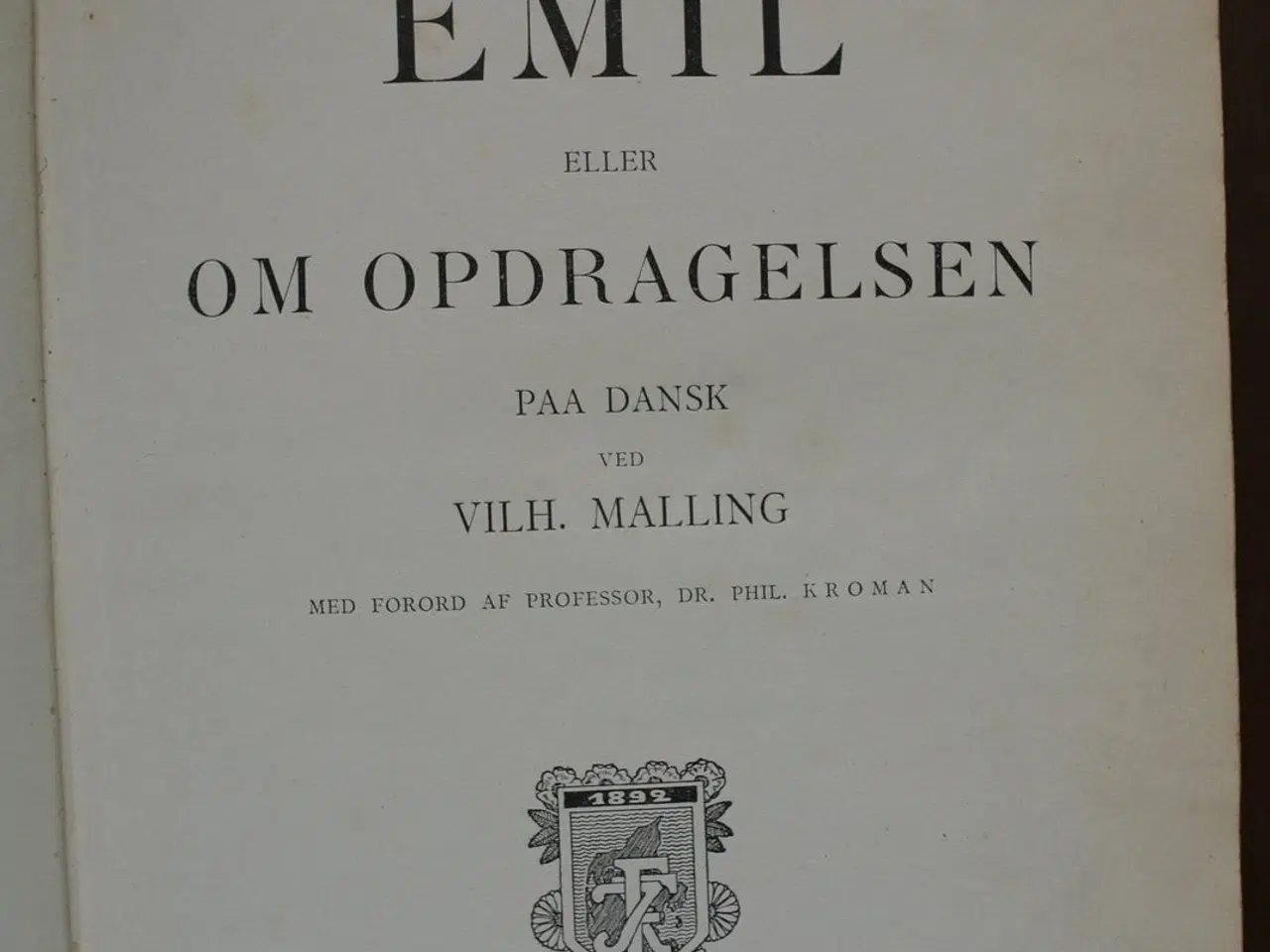 Billede 4 - emil eller om opdragelsen, af jean-jacques roussea