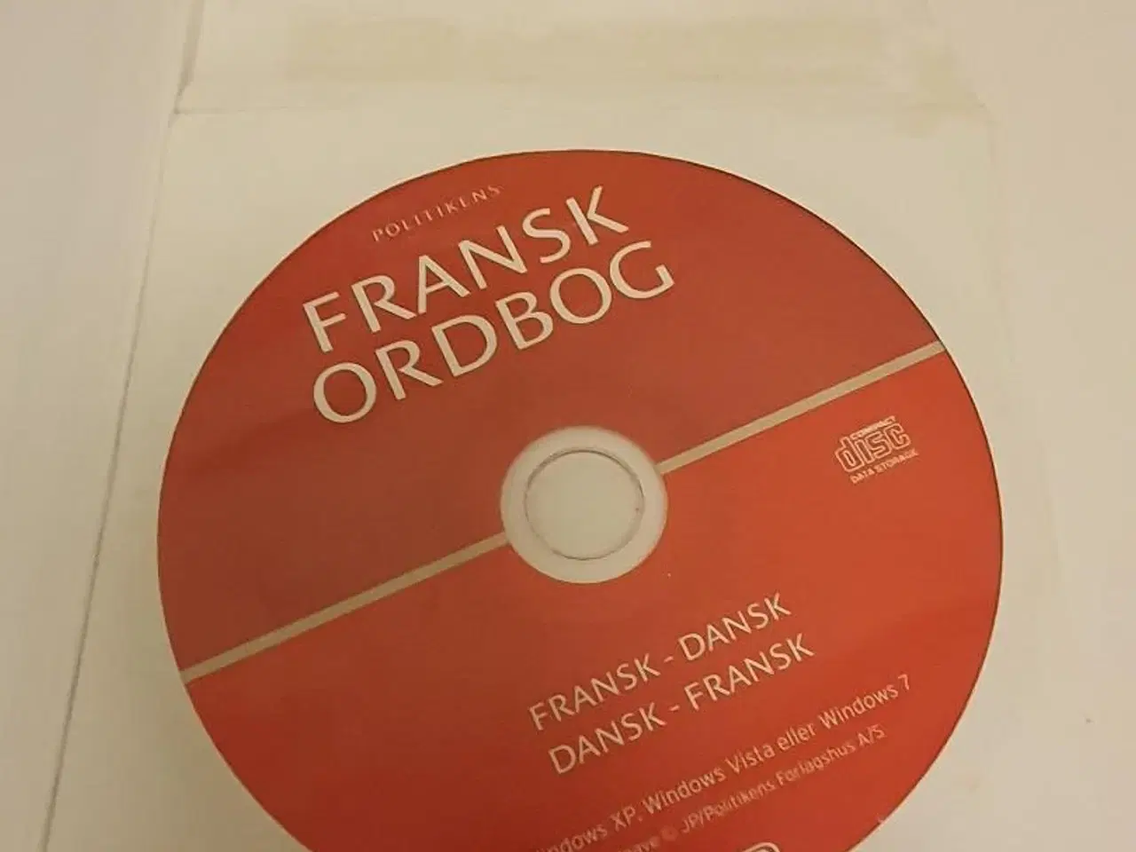 Billede 2 - Fransk-Dansk / Dansk-Fransk ordbog med CD