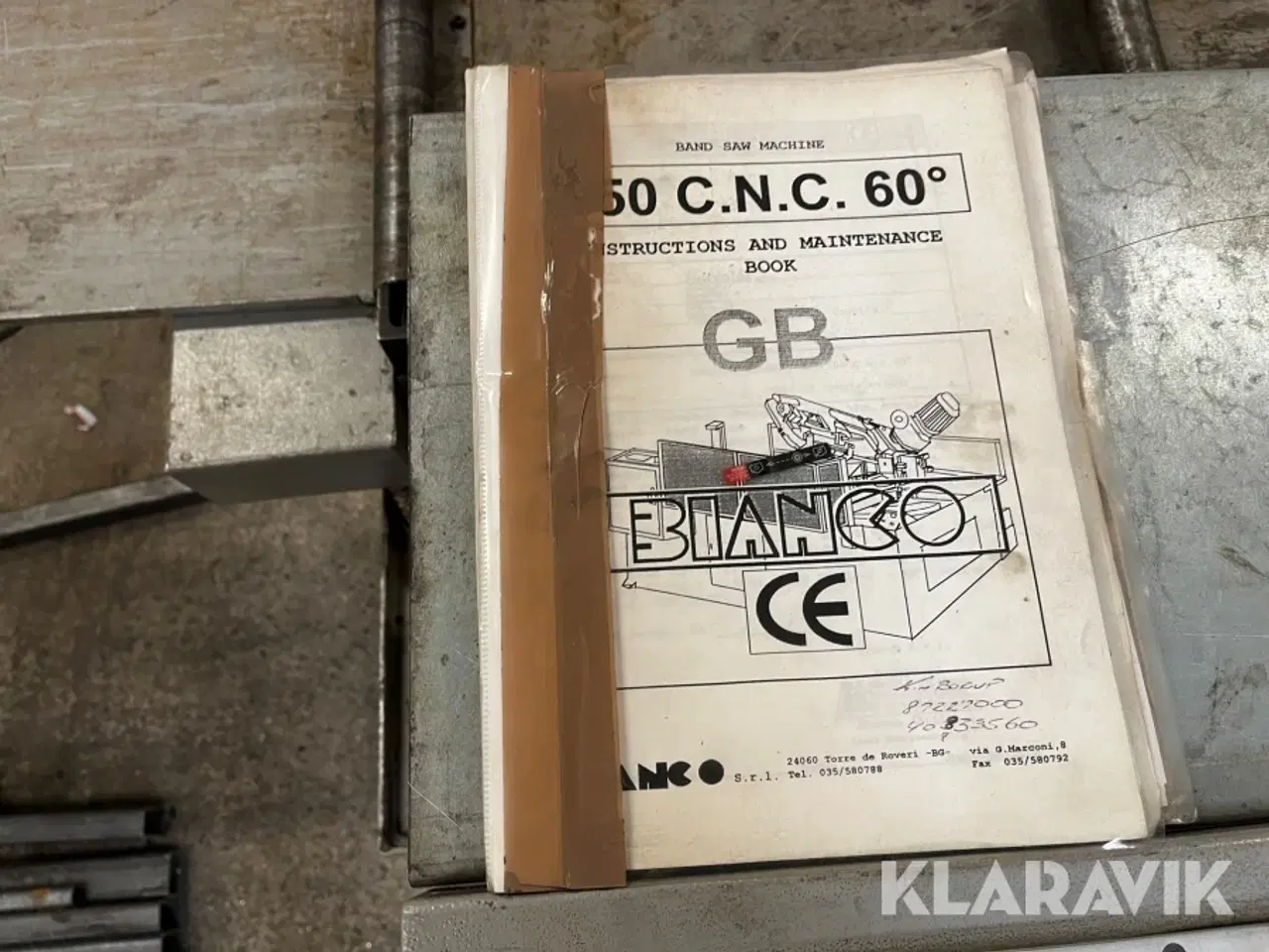 Billede 11 - Båndsav Bianco Mod 350 A