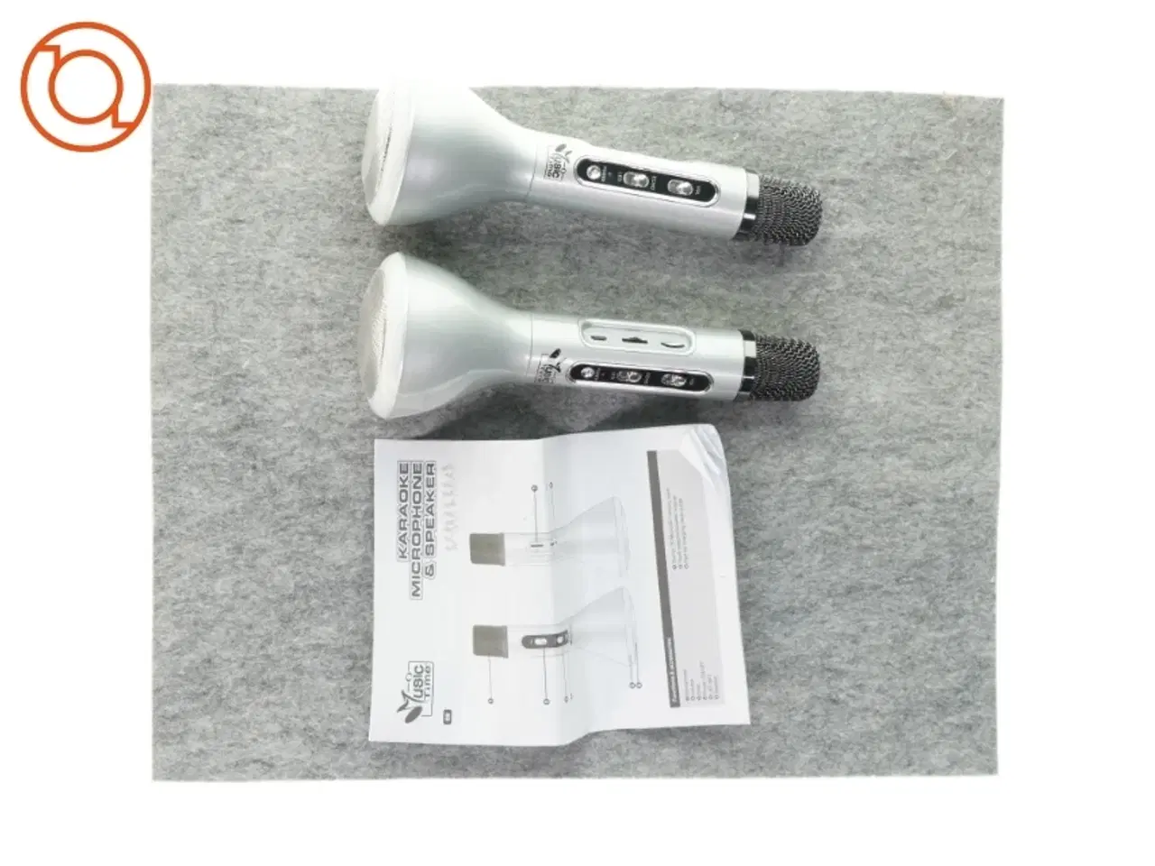 Billede 1 - 2 Karaoke mikrofoner (str. 22 x 8cm)
