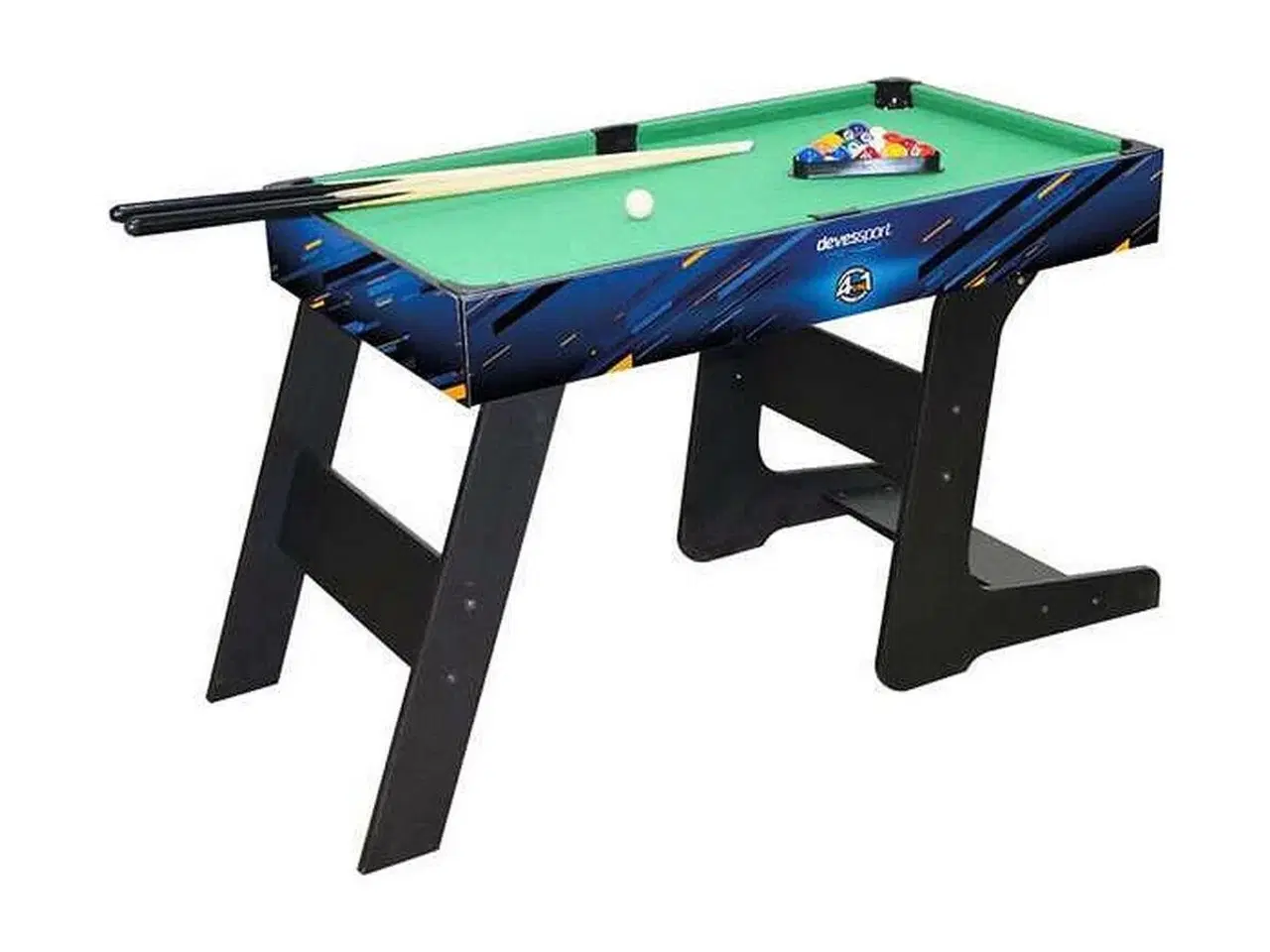 Billede 3 - Spillebord 4-i-1 foldbart - træ MDF, 115,5 × 63 × 16,8 cm