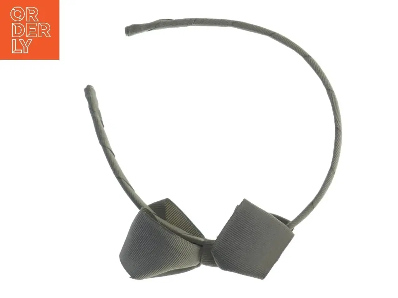 Billede 2 - Grå hårbøjle med sløjfe