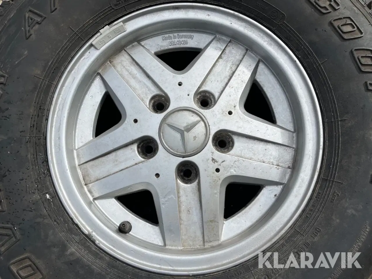 Billede 9 - Vinterhjul komplet 31x10.50R15LT fra Mercedes G-klasse