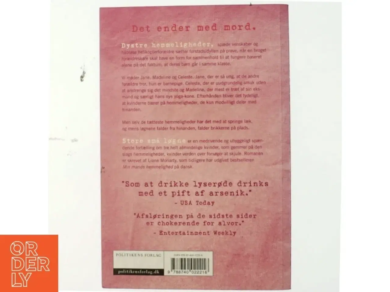 Billede 3 - Store små løgne : roman af Liane Moriarty (Bog)