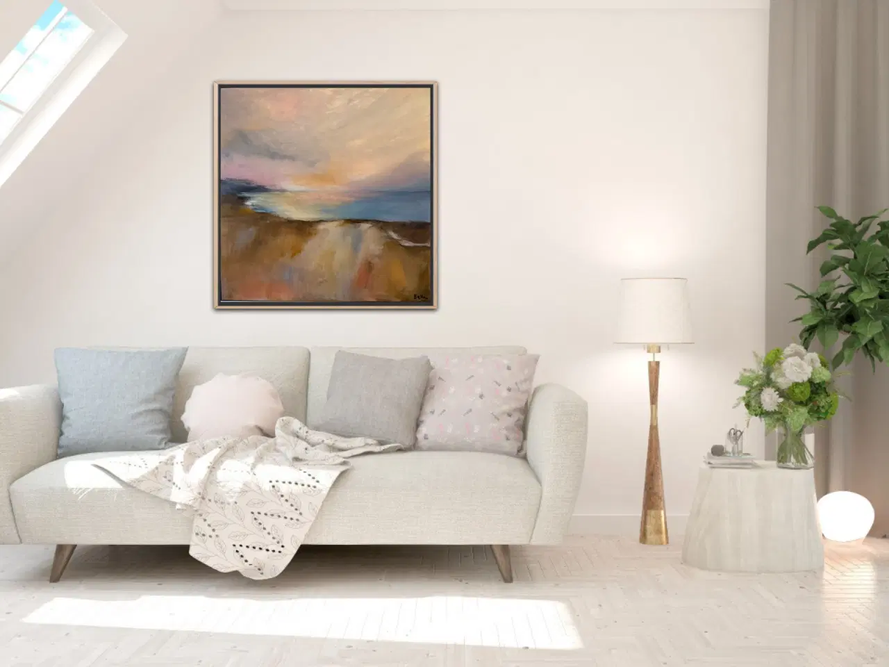 Billede 3 - 80x80 med ramme