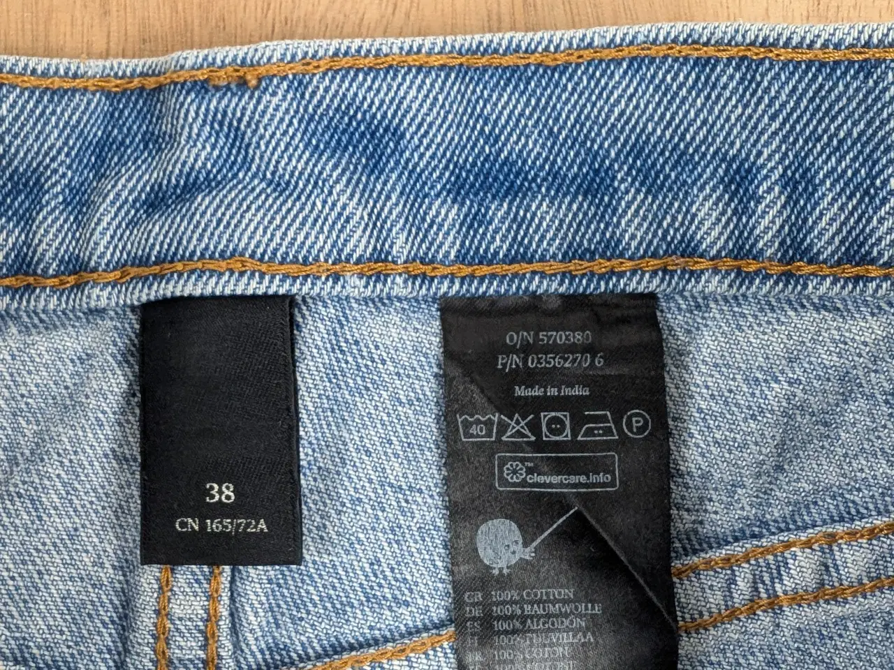 Billede 8 - Monki denimnederdel blå str. 38