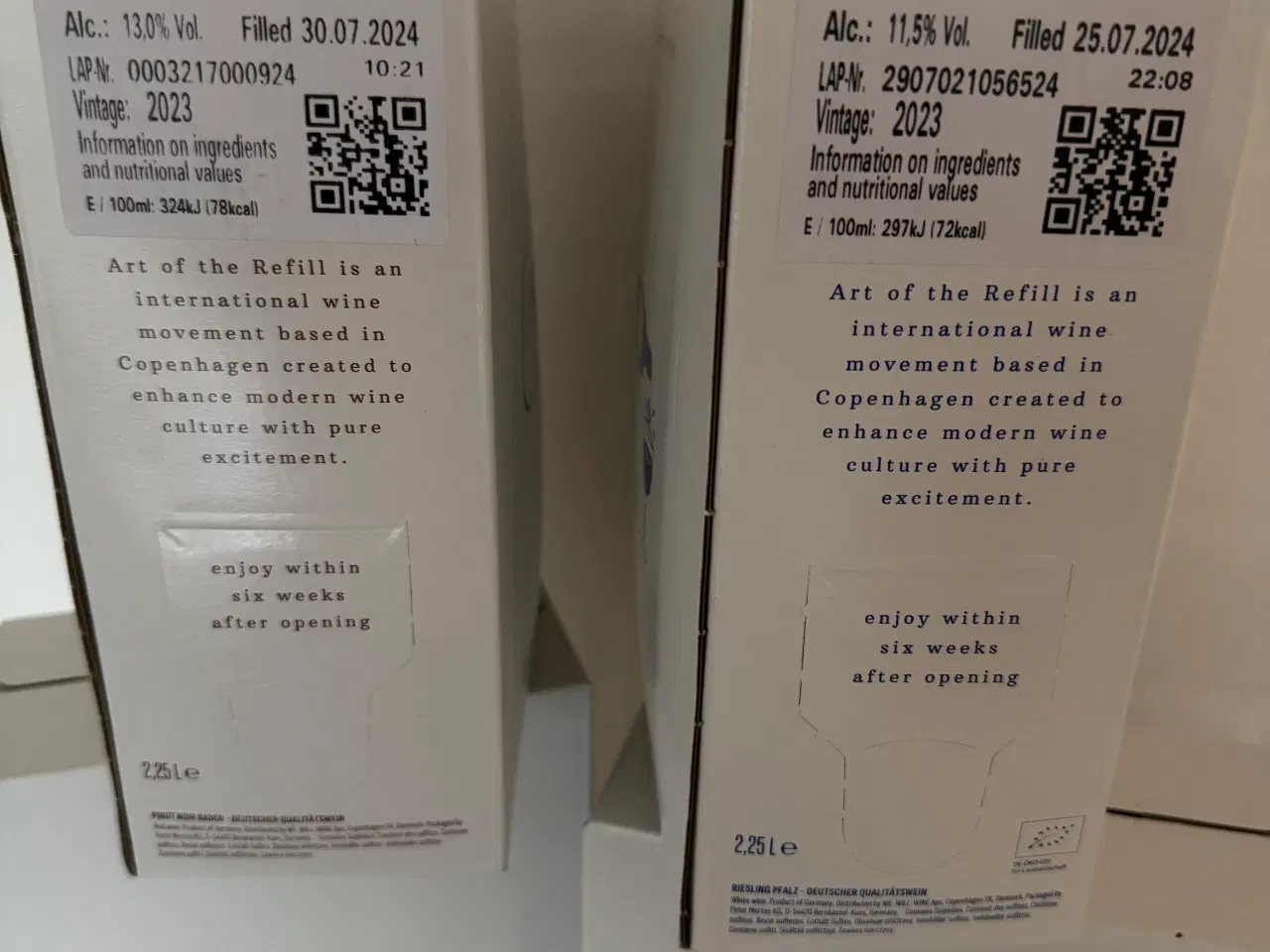 Billede 2 - 12 fl. Kvalitets vin Bag in Box