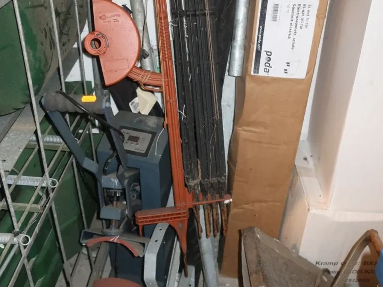 Billede 1 - Div. hegnsmateriale, tekstilpresse m.v.