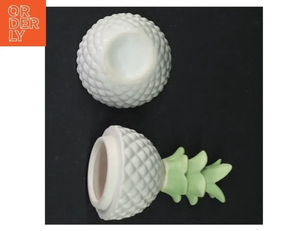 Billede 4 - Ananasformet keramikvase (str. H 13 cm)