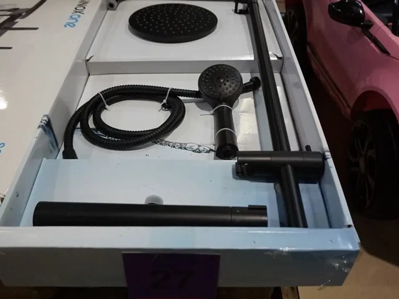 Billede 4 - Bluerain Showersæt med termostat Matsort