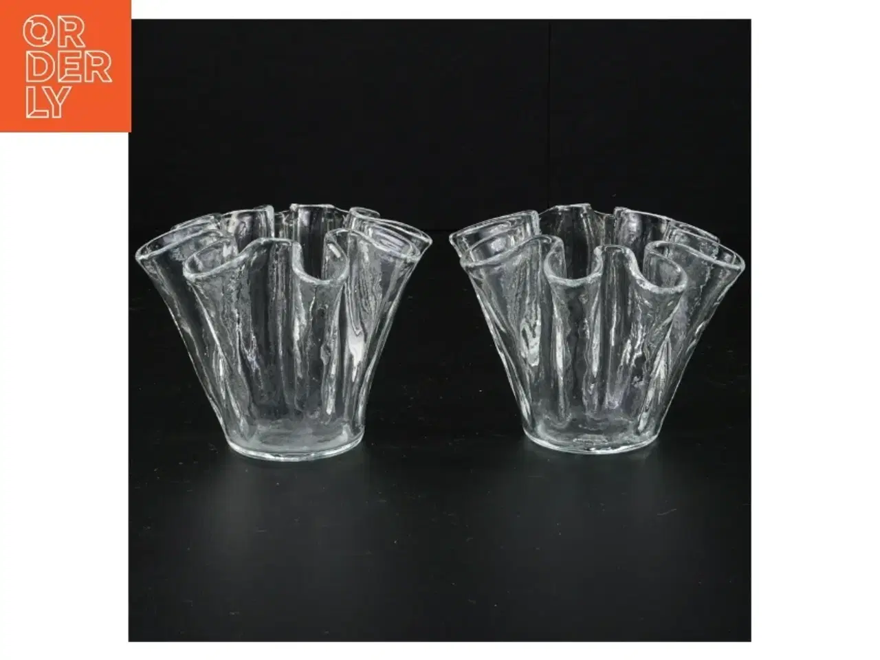 Billede 1 - Gennemsigtige glasvaser (str. 9 x 11 cm)