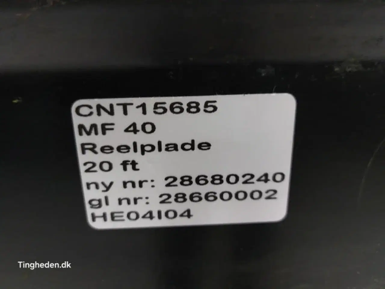 Billede 15 - Massey Ferguson 40 Reelplade 28680240