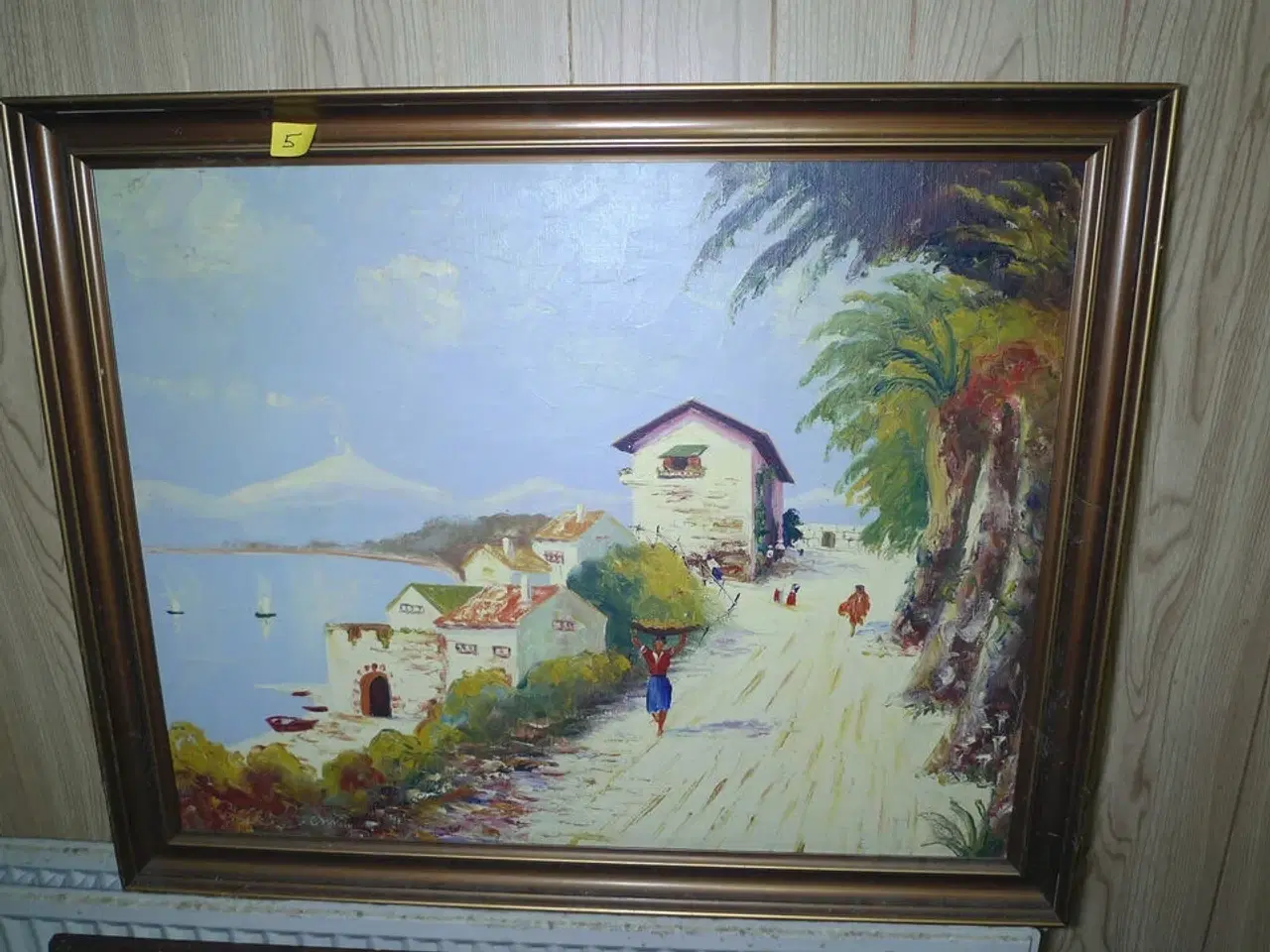 Billede 10 - 14 stk. malerier i rammer ass. str.