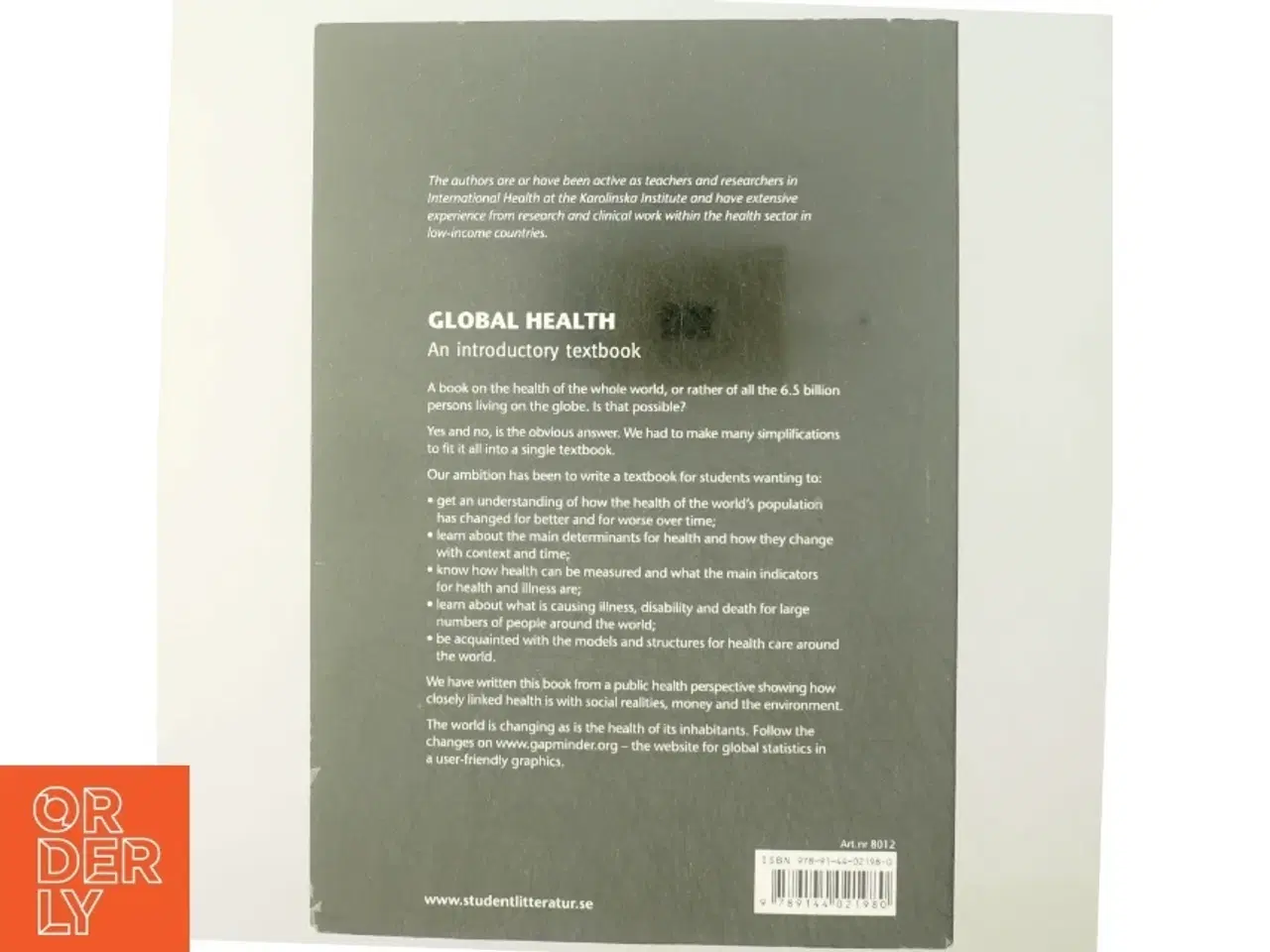 Billede 3 - Global health - An Introductionary Textbook (Bog)