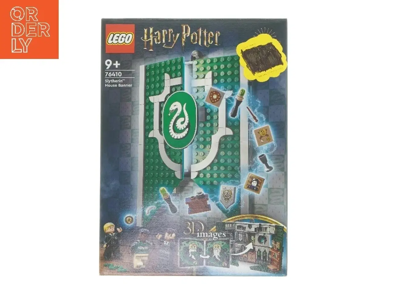 Billede 1 - LEGO Harry Potter Slytherin House Banner fra Lego (str. 26x6x19 cm)