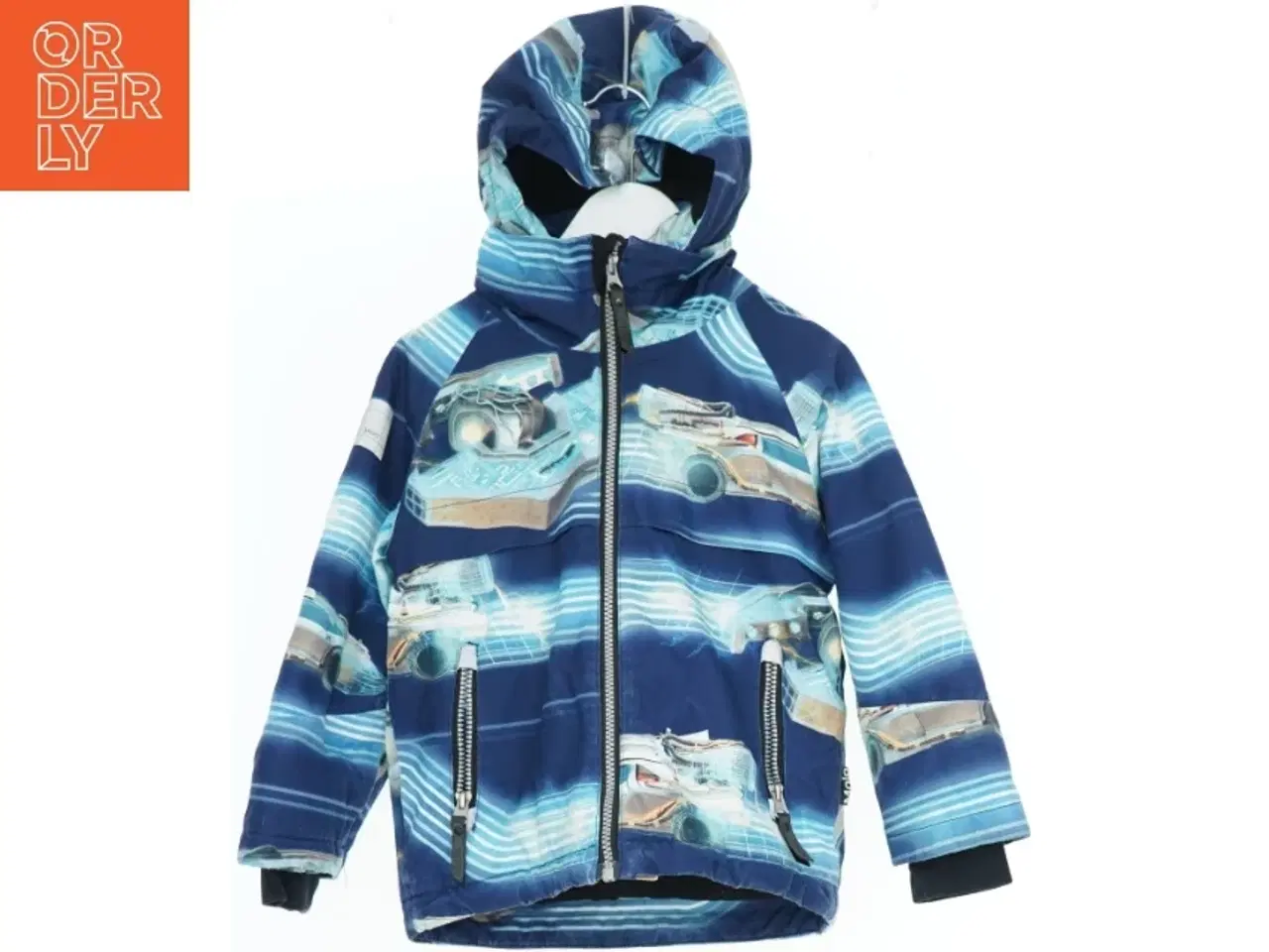 Billede 1 - Vinterjakke med bilprint fra Molo (str. 104)