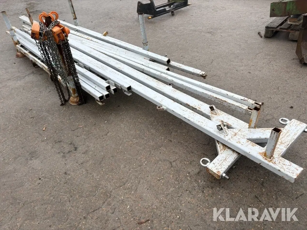 Billede 2 - Bageplade til storskærm - Inklusiv 2 x 0,5 tons talje