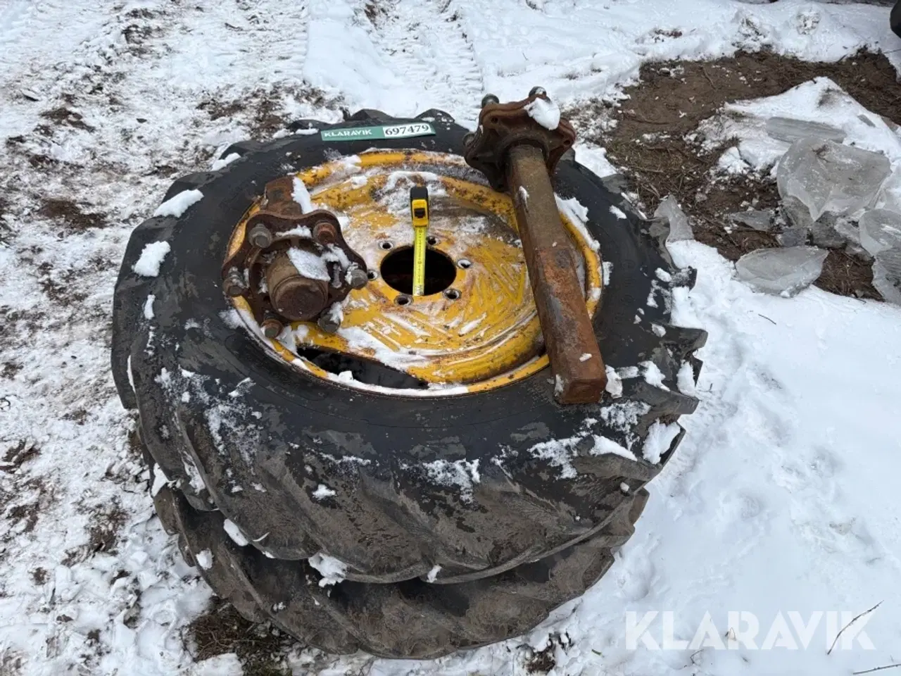 Billede 4 - Dæk med nav Goodyear 2 styk