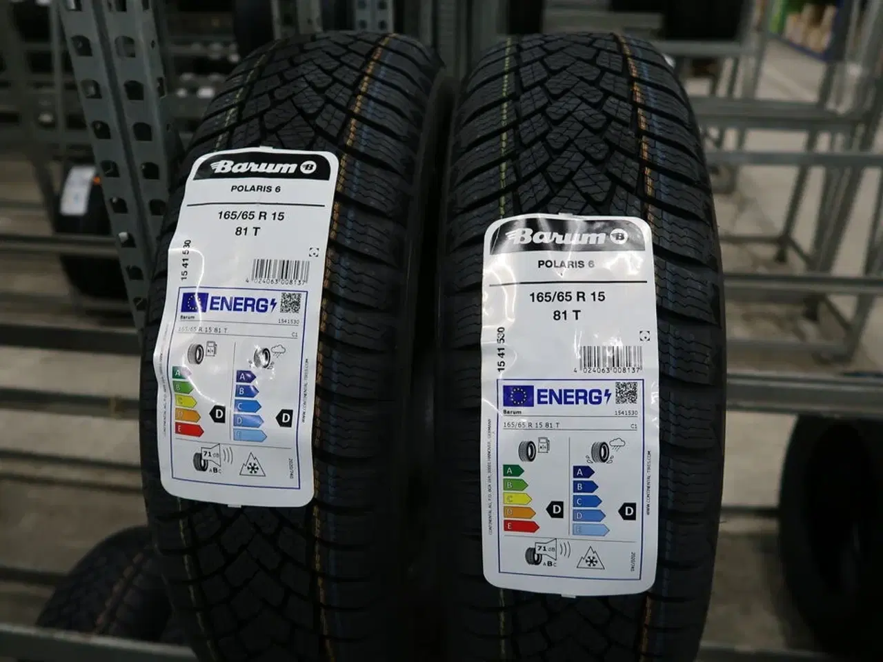Billede 2 - 2 stk. dæk BARUM 165/65R15 81T