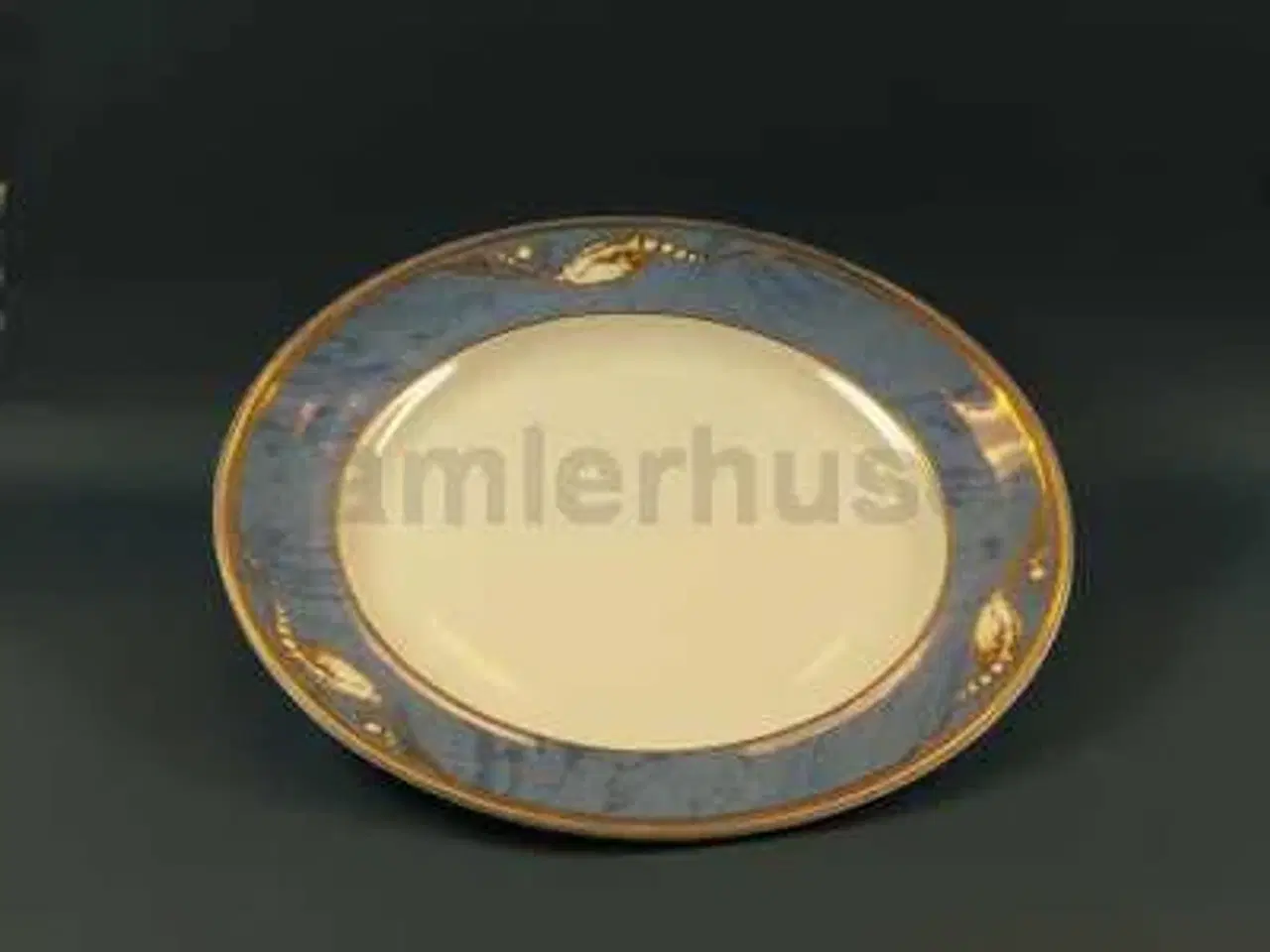 Billede 1 - Blå Magnolie - Dækketellerken  31 cm. - RC del 631